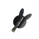 Black Bunny No Crimp Alligator Clip - Pack of 2