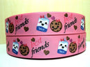 7/8” Milk and Cookies Ribbon