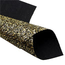 Black and Gold Sparkle Chunky Glitter Sheet