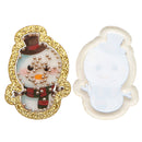 Snowman Pearl Shaker Resin