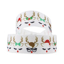 1" Sleeping Reindeer Ribbon