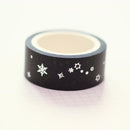 Silver Snowflakes Washi Tape