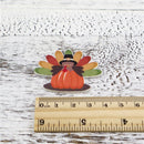 Turkey in a Pumpkin Planar Resin - Pack of 5