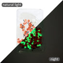 Glow in the Dark Pumpkin Bow Shaker Packet