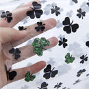 Black Shamrock Clear Jelly Sheet