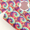 Rainbow Tie-Dye Fine Glitter Sheet