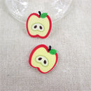 Apple Slice Planar Resin - Pack of 5