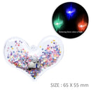 Heart Light Up Shaker Applique Pendant