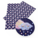 Rain Cloud Faux Leather Sheet