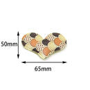 Pie Mermaid Scale Heart Applique - Pack of 5