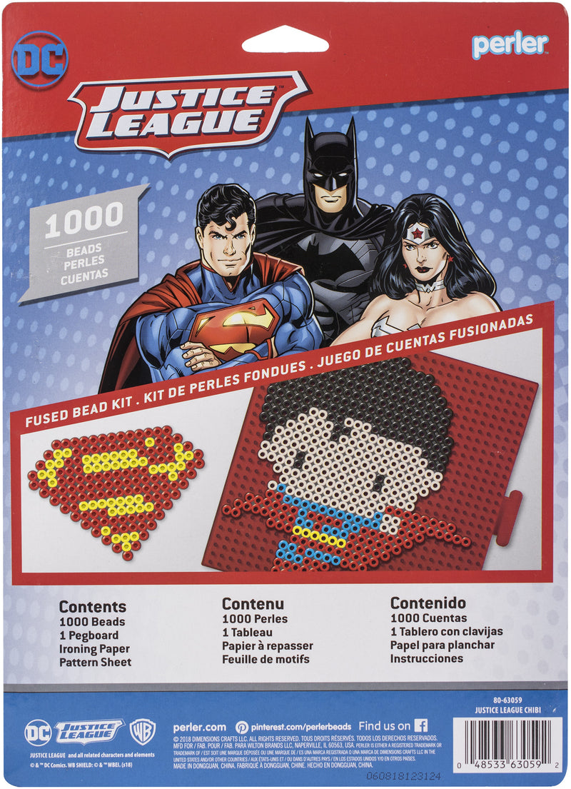 Perler Fuse Bead Activity Kit Superman Chibi