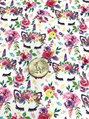 Sleeping Unicorn Faux Leather Sheet