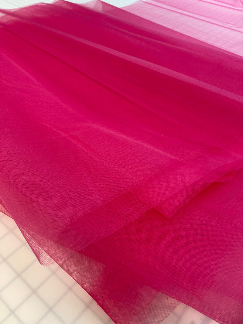 Hot Pink Tulle Fabric - Half Yard