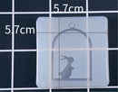 Rabbit Pendant Resin Mold