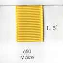 1.5" Solid Maize Ribbon