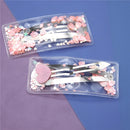 83mm Hearts and Shells PVC Shaker Snap Clip