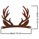 Brown Felt Antlers