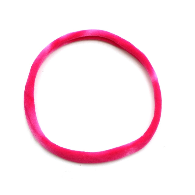 Hot Pink Tie-Dye Nylon Headband