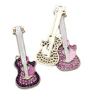 Guitar Rhinestone Pendant
