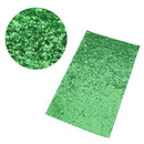 Green Chunky Glitter Sheet