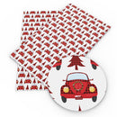 Buffalo Plaid Bug Faux Leather Sheet