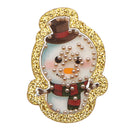 Snowman Pearl Shaker Resin