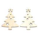 Christmas Tree Wood Blank - Pack of 3