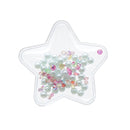 Pearl and Gem Star PVC Shaker Applique