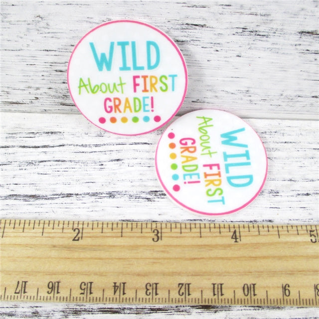 Wild About First Grade Planar Resin - Pack of 5