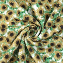 Scattered Sunflowers Bullet Liverpool Fabric - Half Yard