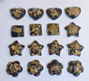 Gold and Black 3D Resin - Pack of 5