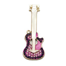 Guitar Rhinestone Pendant