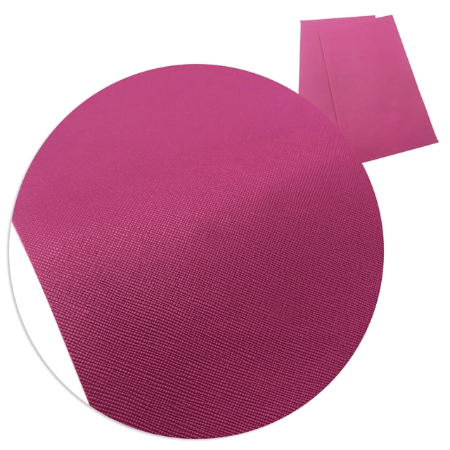 Solid Dark Pink Faux Leather Sheet