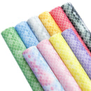 Glitter Mermaid Scales Fabric Sheet