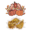 Turkey with Pumpkins Shaker Resin