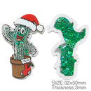 Christmas Cactus Shaker Resin