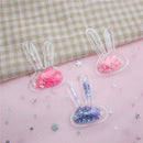 PVC Bunny Head Shaker Applique