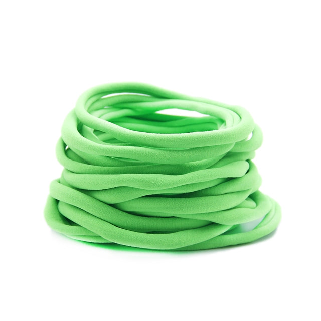 Fluorescent Green Nylon Headband