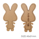 Bunny Keychain Acrylic Template