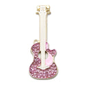 Guitar Rhinestone Pendant