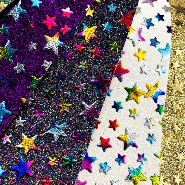 Foil Stars Fine Glitter Sheet