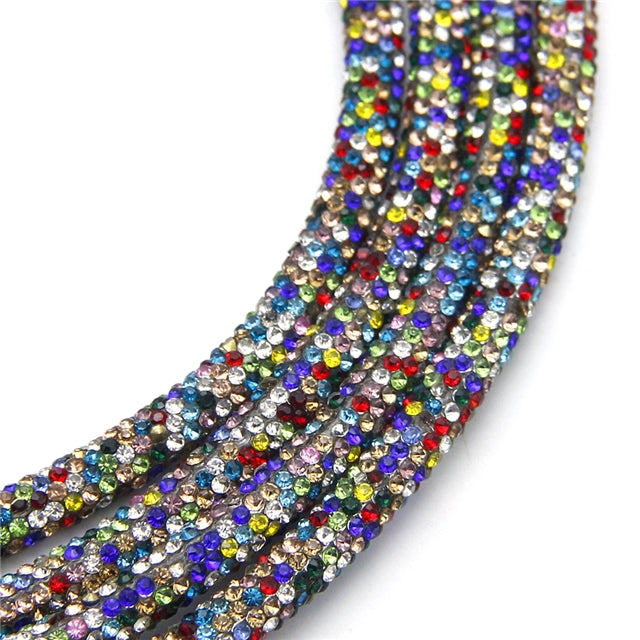 Multicolor Rhinestone Rope