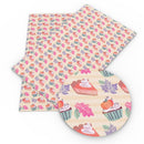 Yellow Pumpkin Pie Faux Leather Sheet