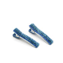 Glitter Lined Alligator Clips with Teeth - Pack of 5