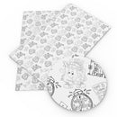 Color Your Own Back to School Faux Leather Sheet