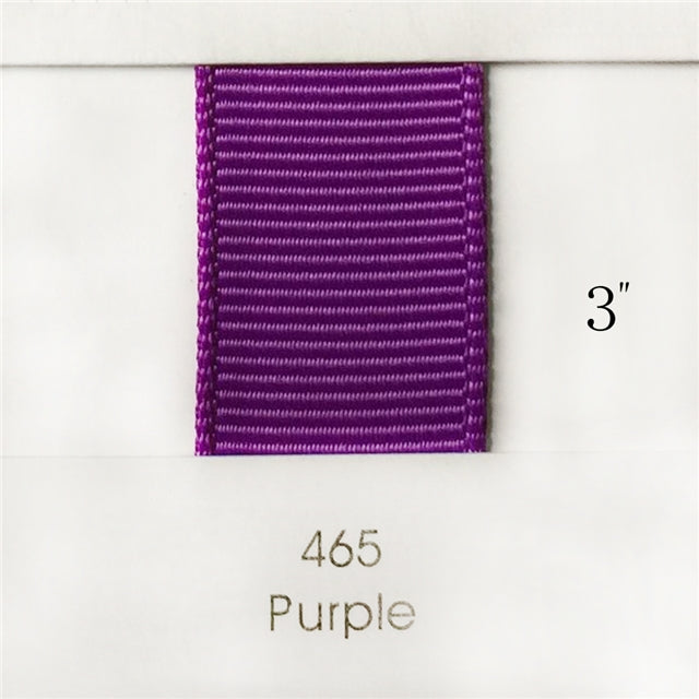 3" Solid Purple Ribbon