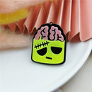 Neon Zombie Acrylic Charm