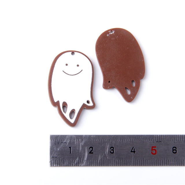 Gingerbread Ghost Acrylic Charm