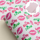 Kiss Me I'm Irish Litchi Sheet