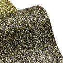 Black and Gold Sparkle Chunky Glitter Sheet